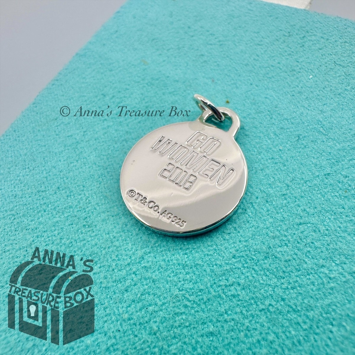 Tiffany & Co. 925 Silver Go Women Marathon 2018 Fireworks Flower