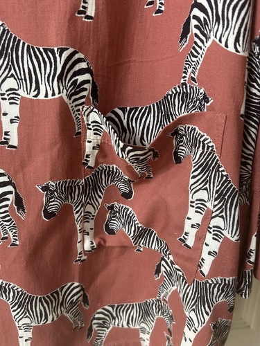 NEU Weltmarkt Damen Top Gr. S/M Glockenärmel Taschen mauve mit Zebra Print - Bild 5 von 16
