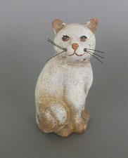 Katze sitzend  10 cm hoch Figur Dekoration Tierfigur Garten Verarbeitung