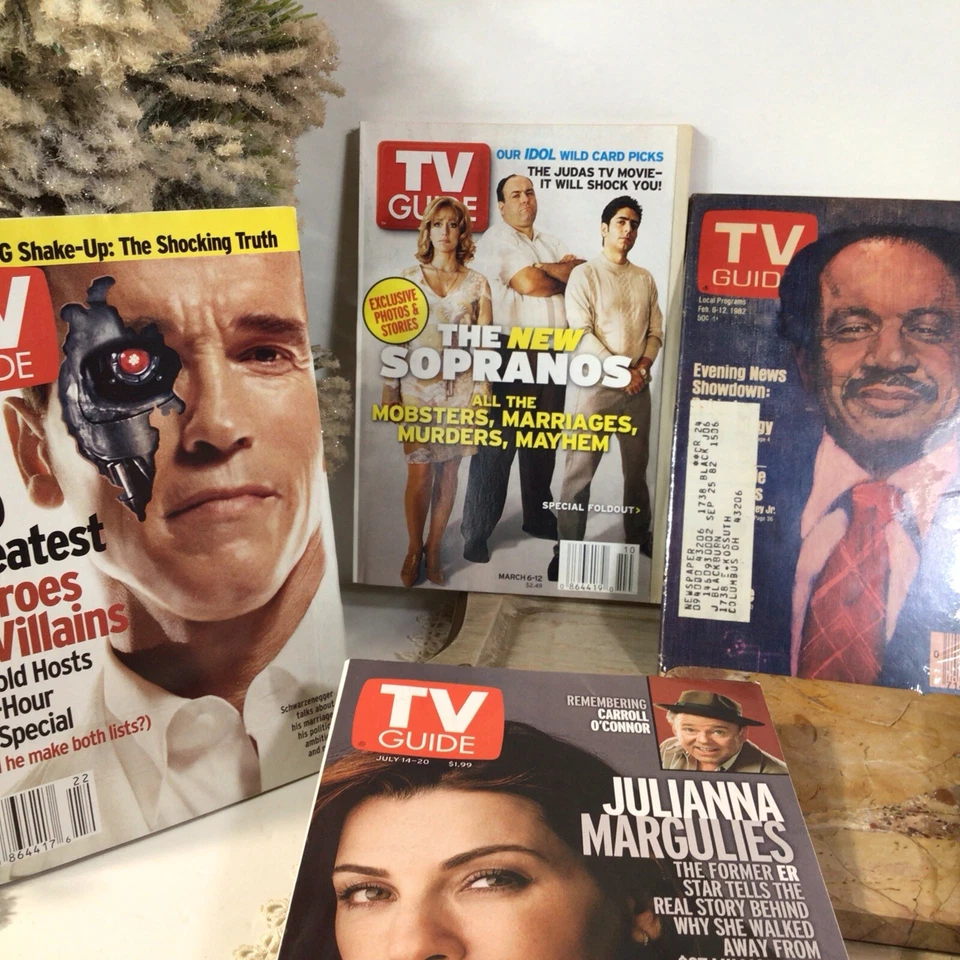 Vintage TV Guides ~1980’s~90’s~2000’s ~ Lot Of 8~ Star Wars~Sopranos~Seinfeld~ - Image 2 of 4
