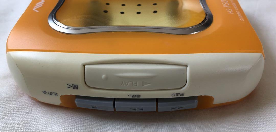 AIWA HS-PS003 Orange Portable Stereo Cassette Player Sony