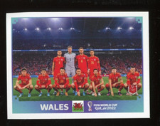 2022 Qatar Fifa World Cup Panini Sticker WALES TEAM CARD Wales WAL1