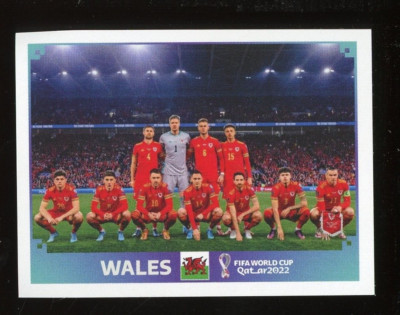 2022 Qatar Fifa World Cup Panini Sticker WALES TEAM CARD Wales WAL1
