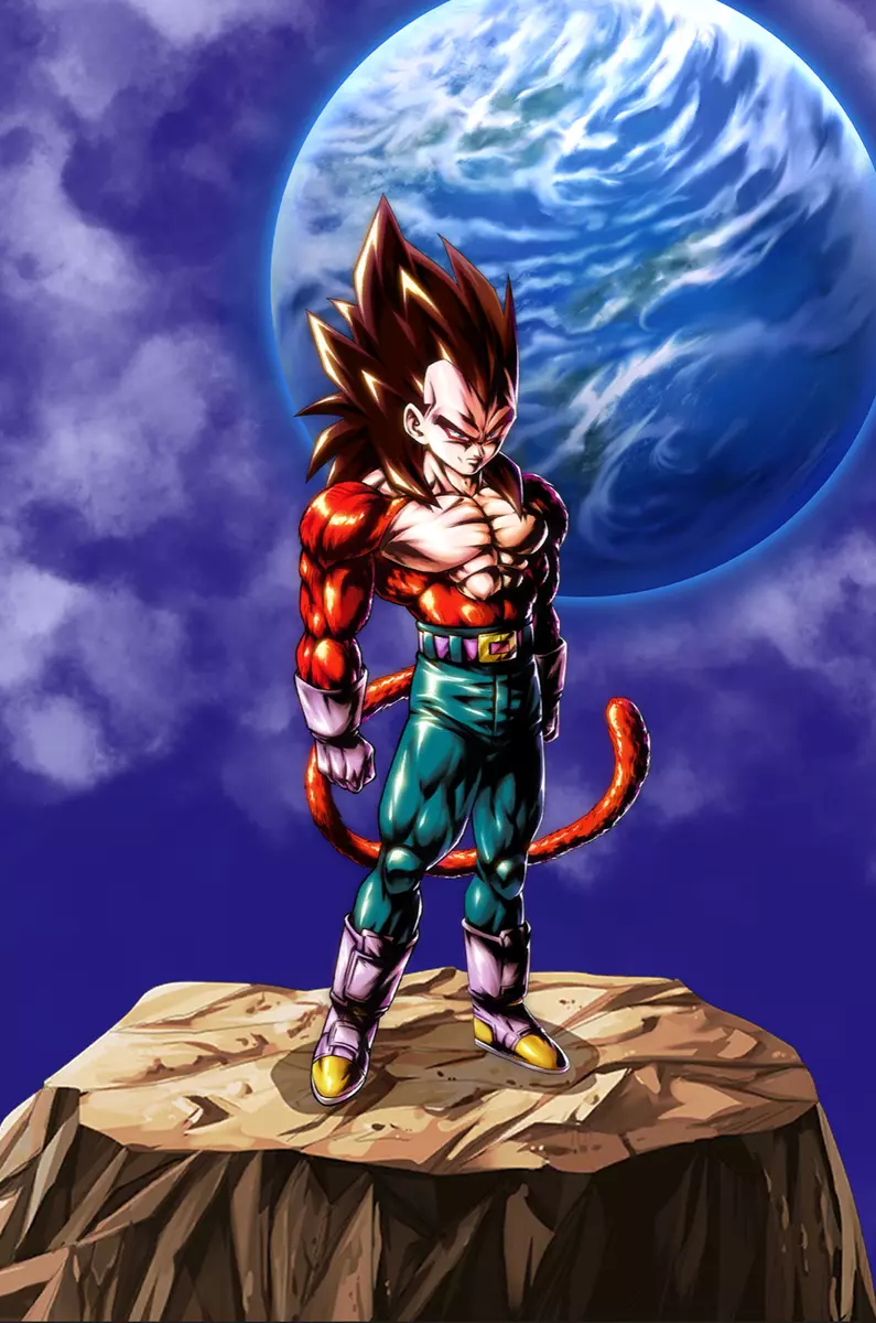 Dragon Ball GT Poster Baby-Vegeta Goku SSJ4 12in x 18in Free