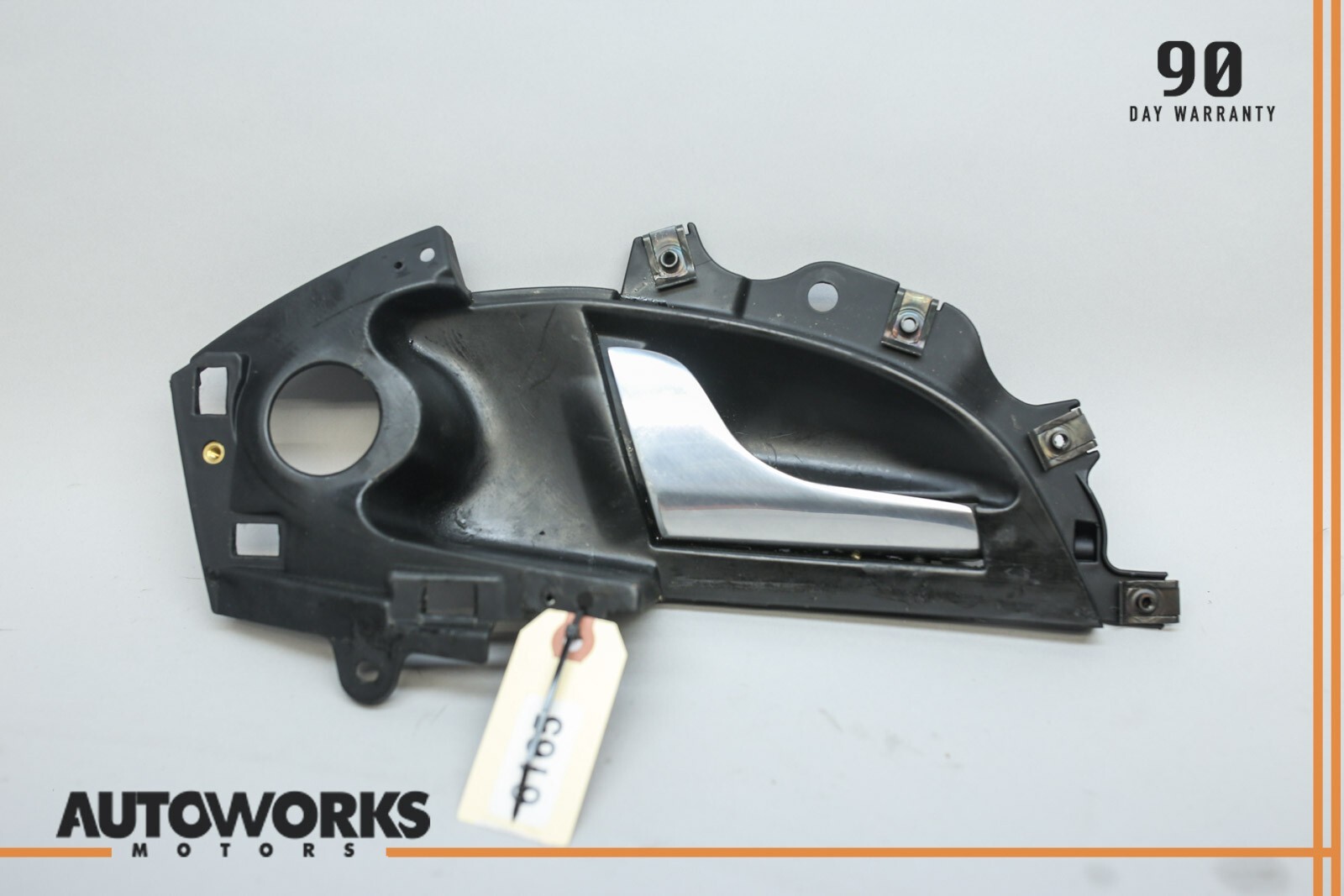 04-08 Maserati Quattroporte M139 Rear Right Interior Door Handle Chrome OEM