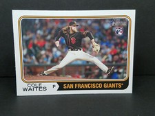 2023 Topps Heritage #258 Cole Waites, Giants (RC) - Base Rookie Card