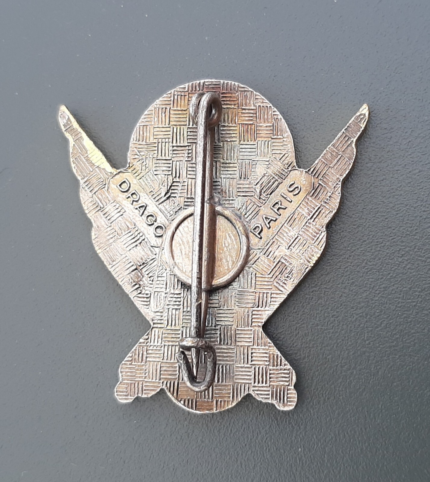 Insigne émail CPLE Saigon Indochine LÉGION ÉTRANGÈRE Retirage 1968