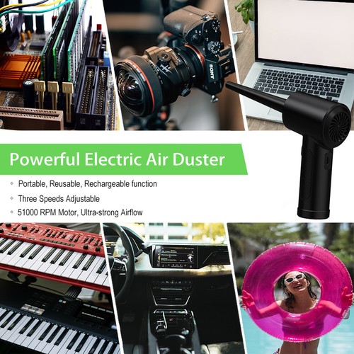 Cordless Air Duster Electric Cleaner Cleaning Vacuum For Car Computer Keyboard - Picture 5 of 12