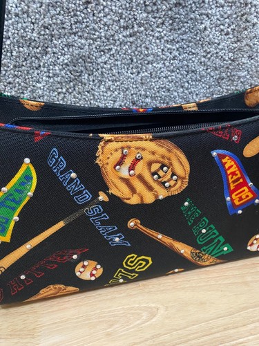 Baseball Theme Shoulder Purse With Phone Case Unbranded Two Strap Inner Pockets - Picture 2 of 9