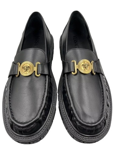 Versace Mens Black Dress Shoe size 41, medusa buckle | eBay display picture 1