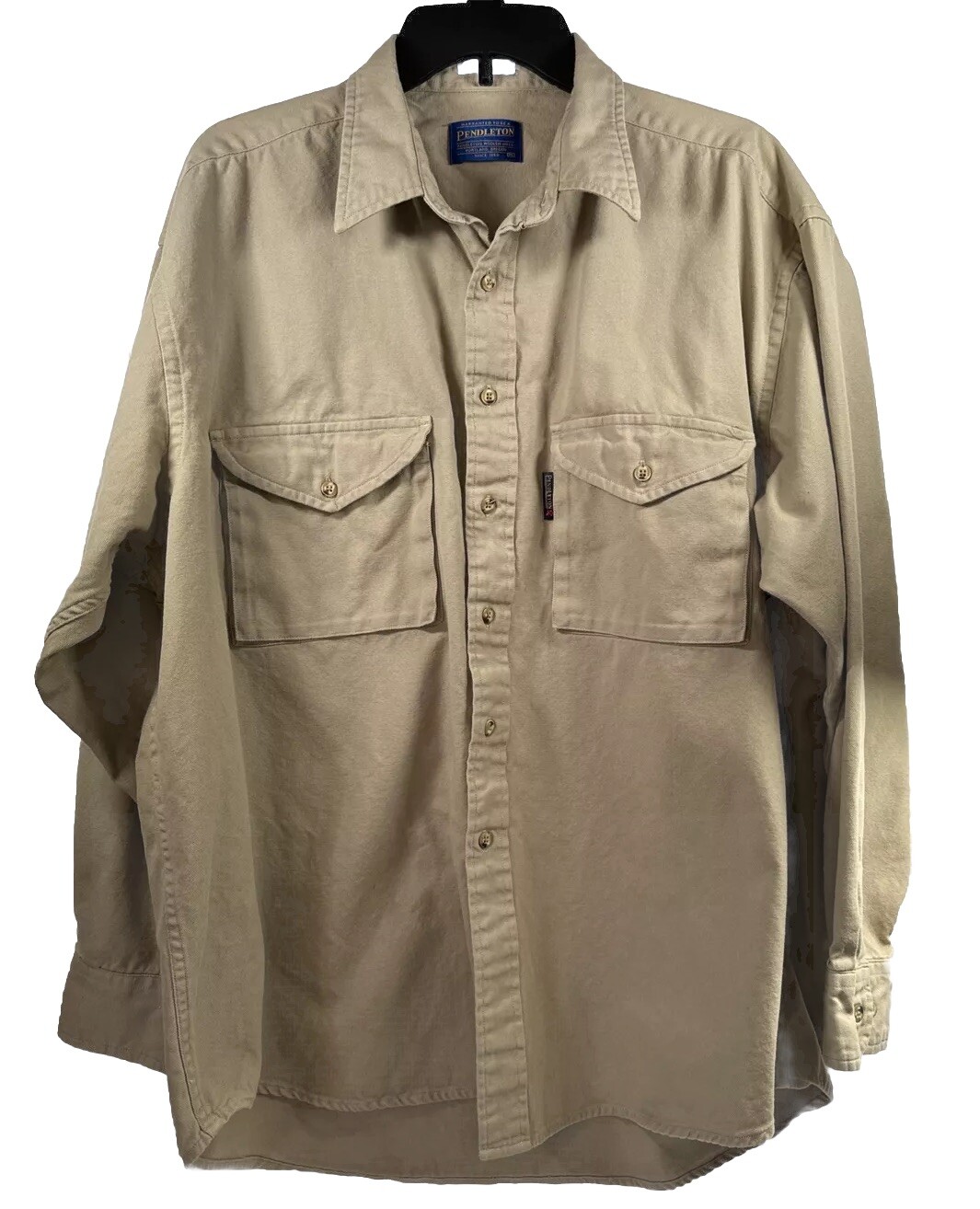Pendleton Men’s Vintage Button Down Work Shirt Co… - image 1