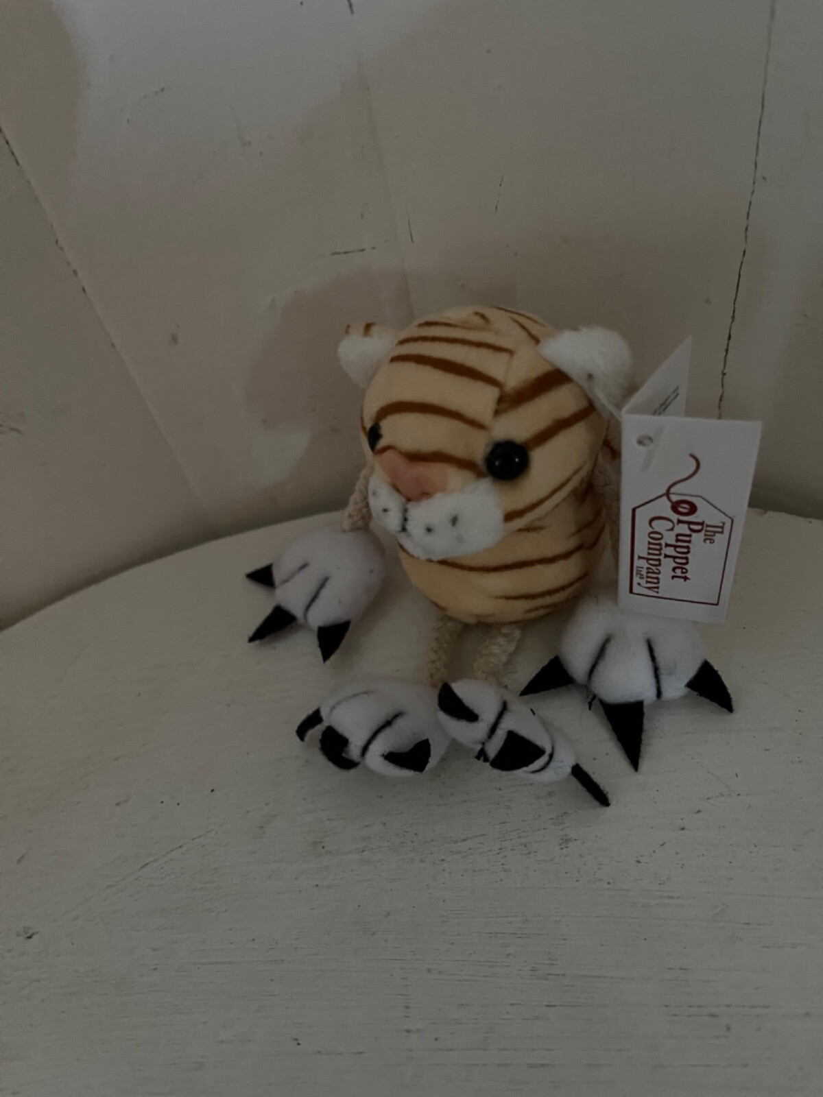 The Puppet Company GINGER STRIPPED CAT Finger Puppet UK SELLER