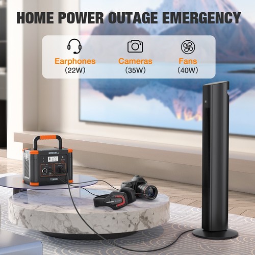 Peak 600W Power Station Portable Solar Generator Backup Battery +80W Solar Panel - Picture 6 of 17