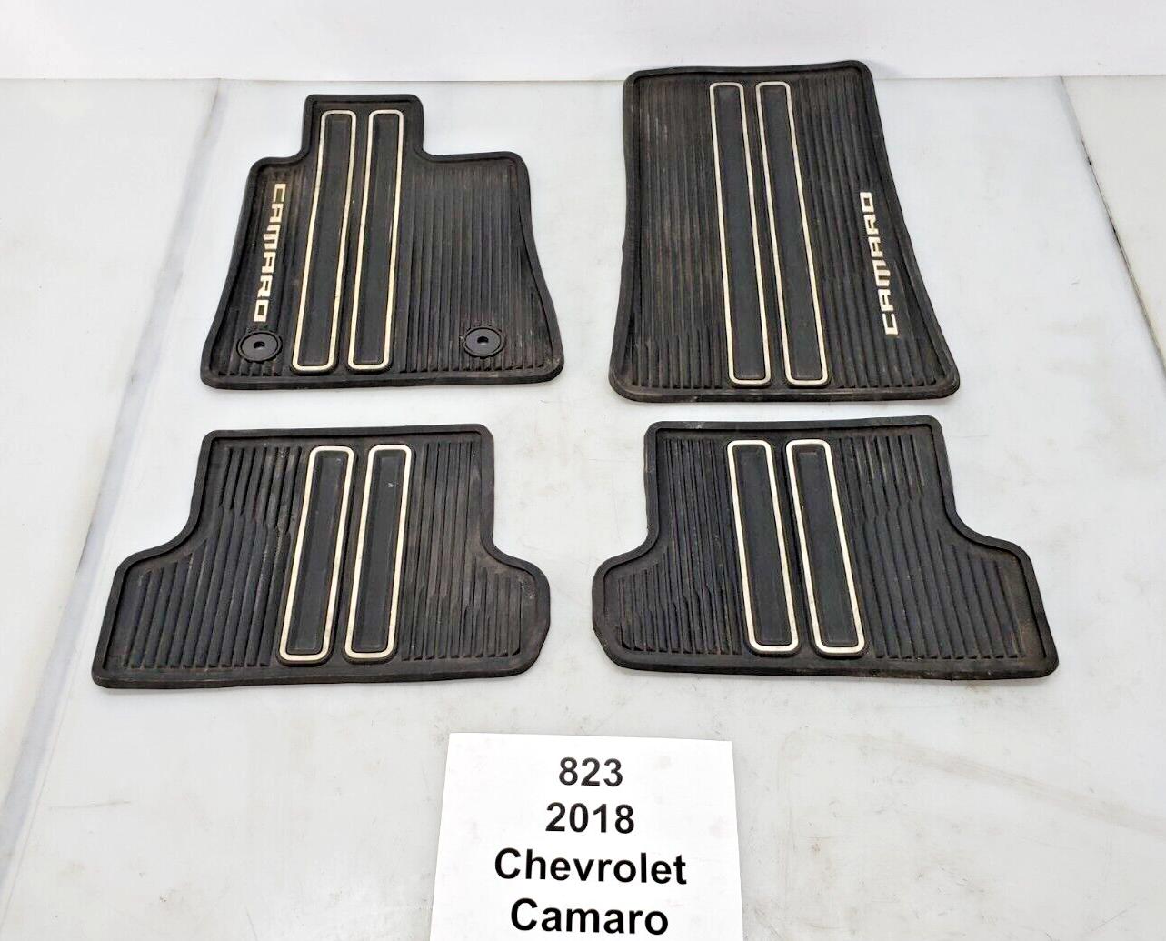 20162023 OEM Chevrolet Camaro LT SS ZL1 Front Rear All Weather Floor Mats SET eBay