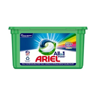 0,59 /Waschld-3x Ariel Waschmittel All in1 Pods Touch of Lenor Fresh-Color-37Was