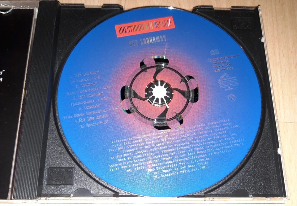 QUESTIONMARK ASYLUM Hey Lookaway PROMO CD Single RAP Hip Hop ERICK SERMON Remix - Bild 4 von 4