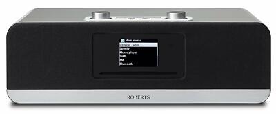 ROBERTS Stream 67 silver DAB+UKWWLAN Internetradio mit Mediastreaming und CD