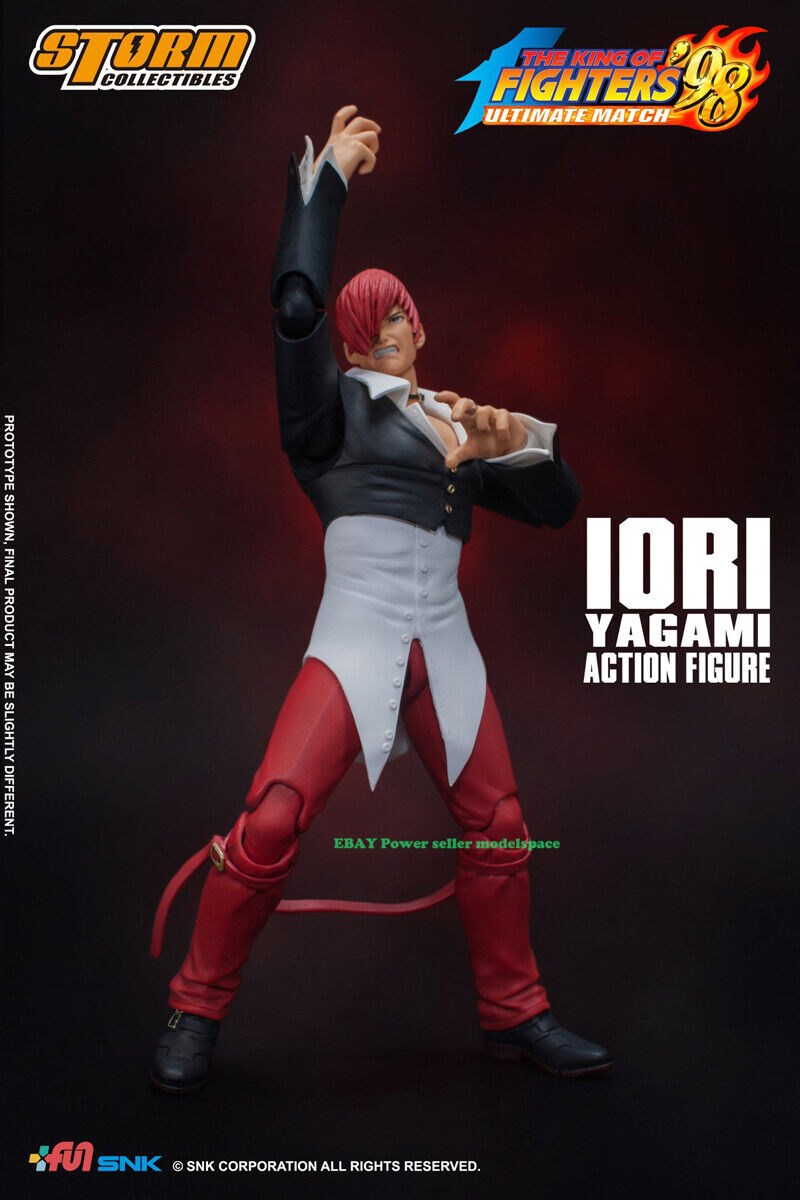 Storm Toys 1/12 King of Fighters 98 Crazy Iori Yagami OROCHI Action Figure  Gift