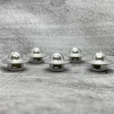 5pack Custom Classic Knight Helmet Silver Block Accessory for Minifigs E9TK50