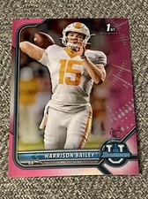 2022 Bowman University Chrome Pink Refractor #7 Harrison Bailey Tennessee