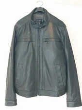 Max Moretti Black Leather Jacket