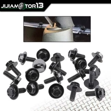 Body Bolt Screw Fastener Fender Washer Metal M6-1.0x 16mm Long- 10mm Hex- 17mm