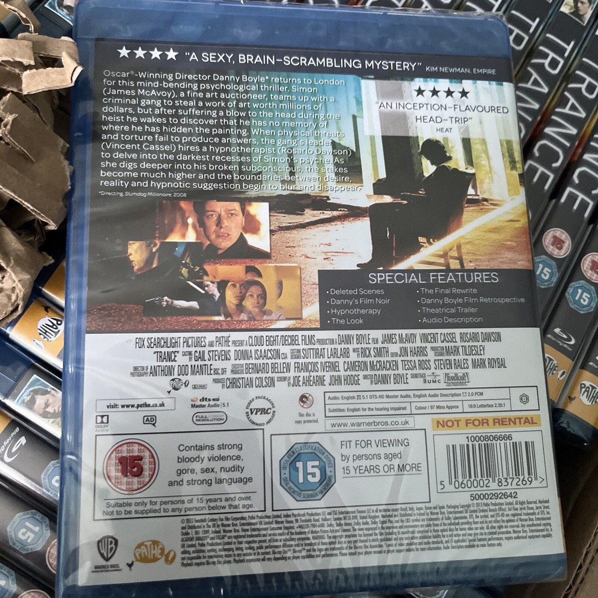 Trance (Blu-ray, 2013) for sale online UK