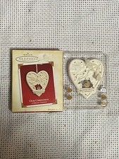 Hallmark Christmas Ornament Our Christmas 10 Special Years 2005 Milestone EUC