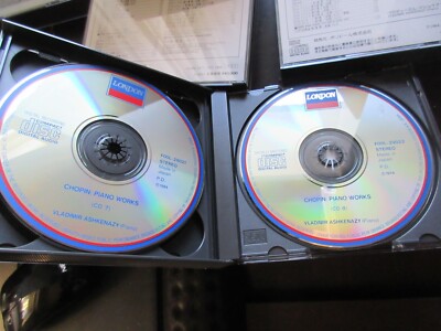 Vladimir Ashkenazy Chopin Complete Piano Works Japan CD Box Signed
