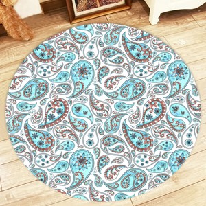 Fashion Paisley Pattern Living Room Area Rugs Yoga Soft Carpet Round Floor Mat Ebay