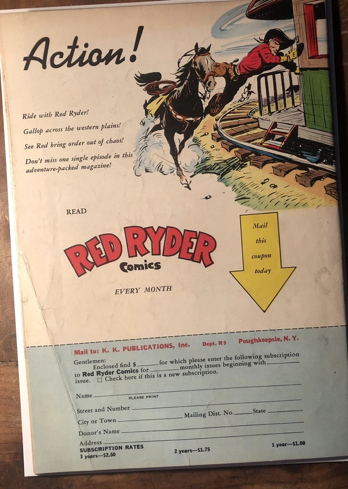 Red Ryder Comics #74 Wilson Pub. 1949 - Image 2 of 2