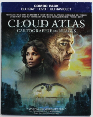 Cloud Atlas (Blu-ray/DVD, 2012) Bilingual w/Slipcover