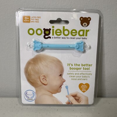 OOGIEBEAR Booger Removal Tool for Babies, Earwax, Latex Free, NEW