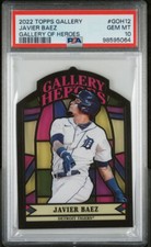 2022 Topps Gallery Javier Baez Gallery Of Heroes Die Cut GOH-12 Tigers Low POP!