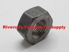 (1) M10-1.0 Left Hand  Hex Nuts M10 x 1.0 Steel 10mm With 17mm Hex Nut