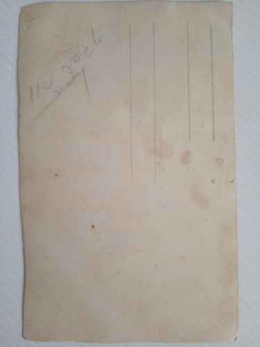 Kleines Mädchen auf Esel beim Stillen von Neddy Vintage altes Foto GRIECHENLAND RPPC - Bild 4 von 4