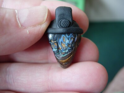 boulder opal pendant by paul harrison Au16