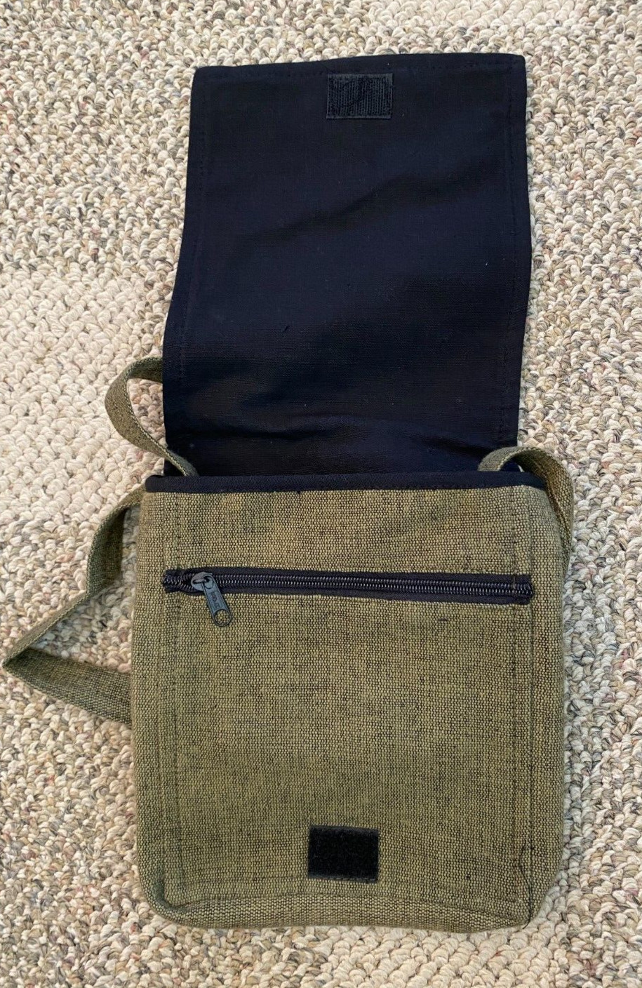 Crossbody Bag Purse Primitive Boho Hippie Nepal Venus Imports Green