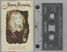 Jann Browne Tell Me Why Cassette, 1990 Curb VG -EX