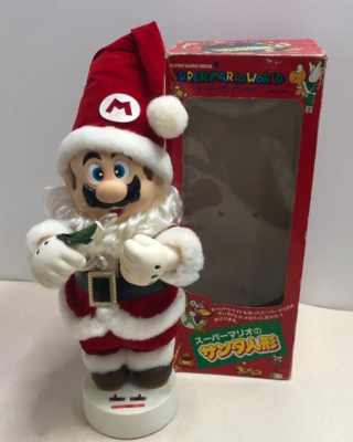 マリオ　サンタ人形　任天堂 Super Mario World Santa Doll Nintendo Christmas 19.6
