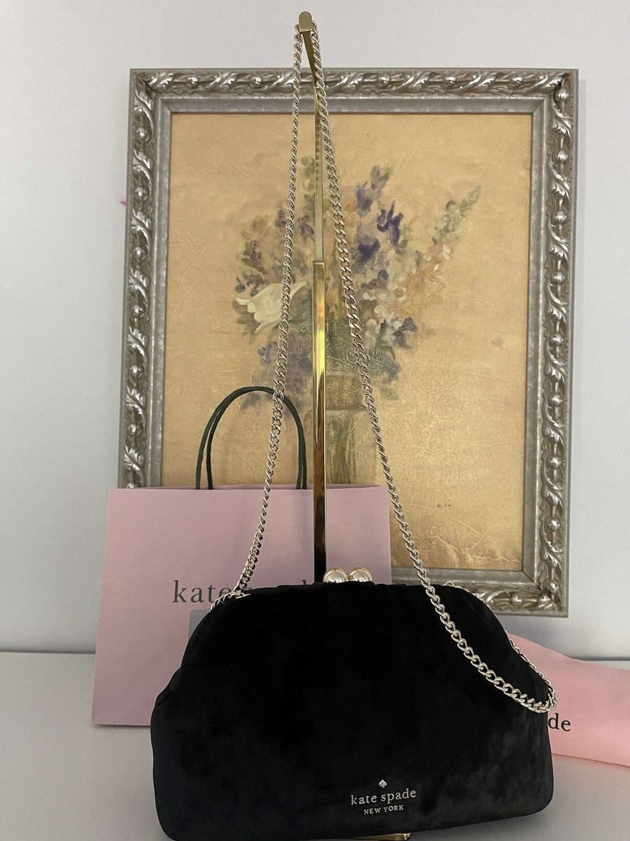 NWT KATE SPADE CRUSHED VELVET CONVERTIBLE CLUTCH CROSSBODY NWT KATE SPADE CRUSHED VELVET CONVERTIBLE CLUTCH CROSSBODY