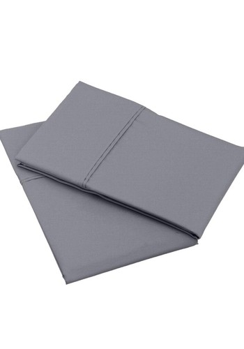 100% Washed Cotton Set of 2 Pillow Cases Set Queen 30x32 Soft Pillowcases - Picture 4 of 4