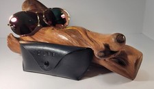 DIFF Aviator Sunglasses Gold Rim Polarized