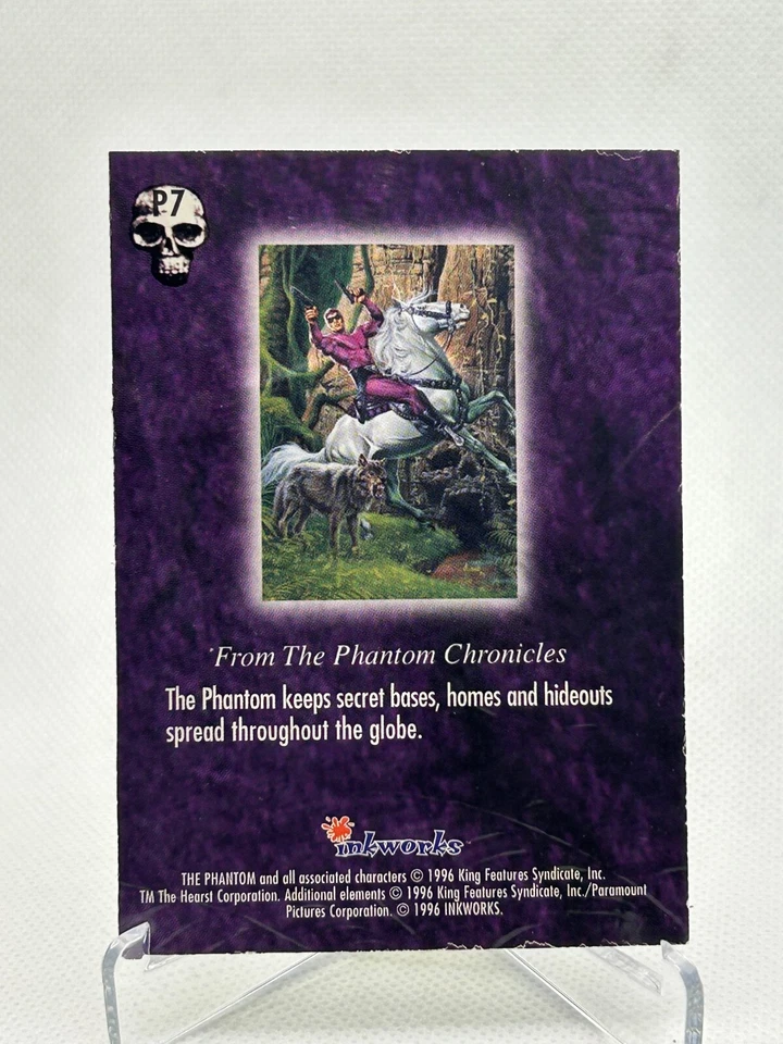 1996 The Phantom Movie Embossed Joe Jusko Puzzle keeps secret bases #P7 08wd - Image 2 of 2