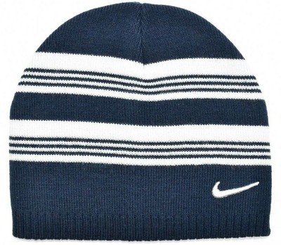 navy blue nike beanie