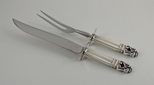 danish carving monogram sterling royal piece international silver