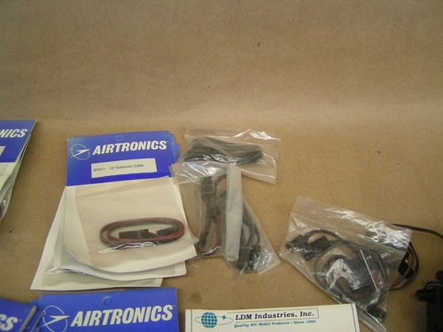 NEW Massive AIRTRONICS servo stuff, 59 ea. 49 NEW, ext., servos, harnesses, see - Picture 3 of 6
