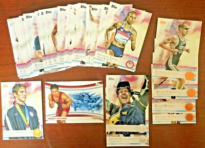 2012 Topps Olympics Base, Bronze, Silver, Gold Cards - YOU PICK - Free Ship