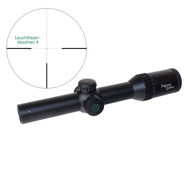 Professor Optiken Zielfernrohr Bodensee - 1-10x24 ED V2, Leuchtfaser-Absehen 4
