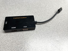 WORKING CABLE CREATION MINI DISPLAY PORT TO HDMI VGA